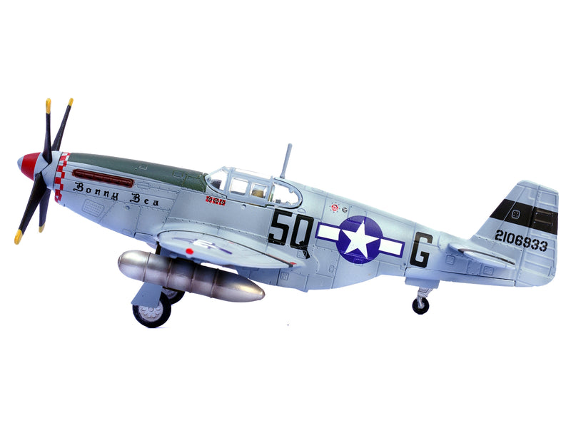 North American P-51B Mustang Aircraft "Bonny Bea 504th Fighter Squadron 339th Fighter Group" (1944) United States Army Air Forces 1/72 Diecast Model Airplane by Legion