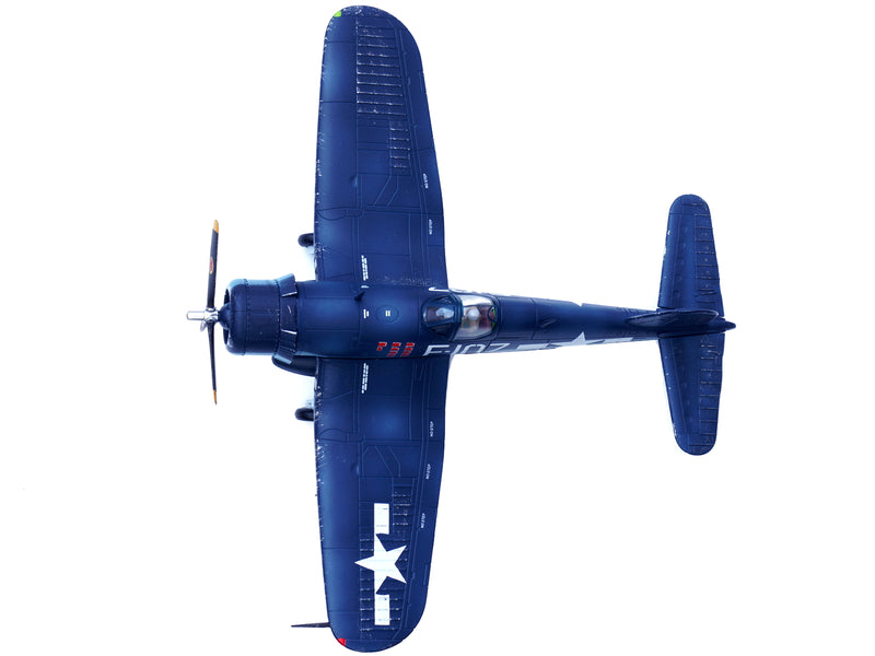 Vought F4U-1D Corsair Fighter Plane "1st Lt. Phillip DeLong Marine Fighter Squadron (VMF-224)" (1945) 1/72 Diecast Airplane Model by Legion