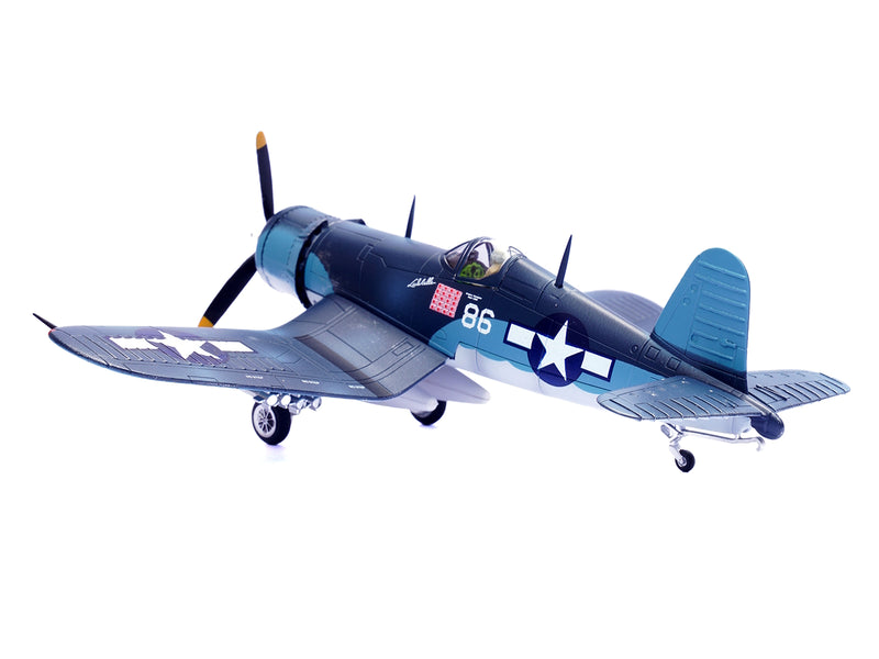 Vought F4U-1A Corsair Fighter Plane Marine "Lucybelle Maj. Gregory 'Pappy' Boyington VMF-214 Black Sheep Vella Lavella" (1943) United States Marines 1/72 Diecast Model Airplane by Legion