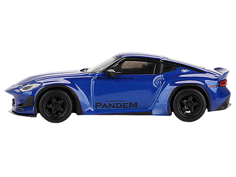 Nissan Z "Pandem" Seiran Blue Metallic Limited Edition to 4800 pieces Worldwide 1/64 Diecast Model Car by Mini GT