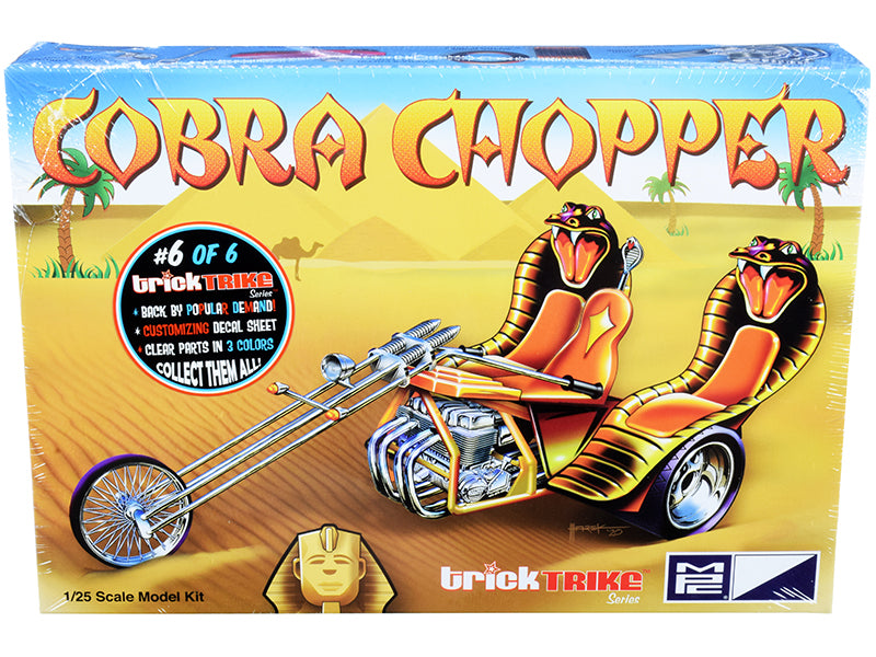 Skill 2 Model Kit Cobra Chopper Trick Trikes Series 1/25 Scale Model by MPC