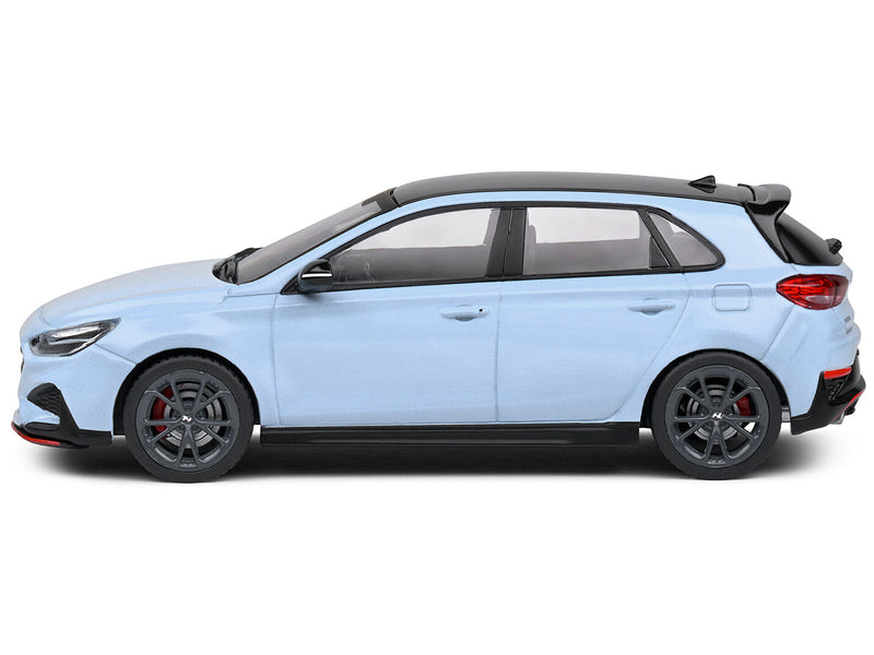 Hyundai i30 N Performance Blue with Black Top 1/43 Diecast Model Car by Solido