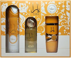 LATTAFA YARA TOUS 3 PC SET: 3.4 EDP SPRAY + 6.8 DEO SPRAY + HAIR MIST WOMEN. Perfume By  For