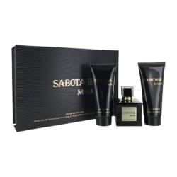 GIFT/SET SABOTAGE BY SARA BABA 3 PCS.  3.4 FL Perfume By SARA BABA For MEN