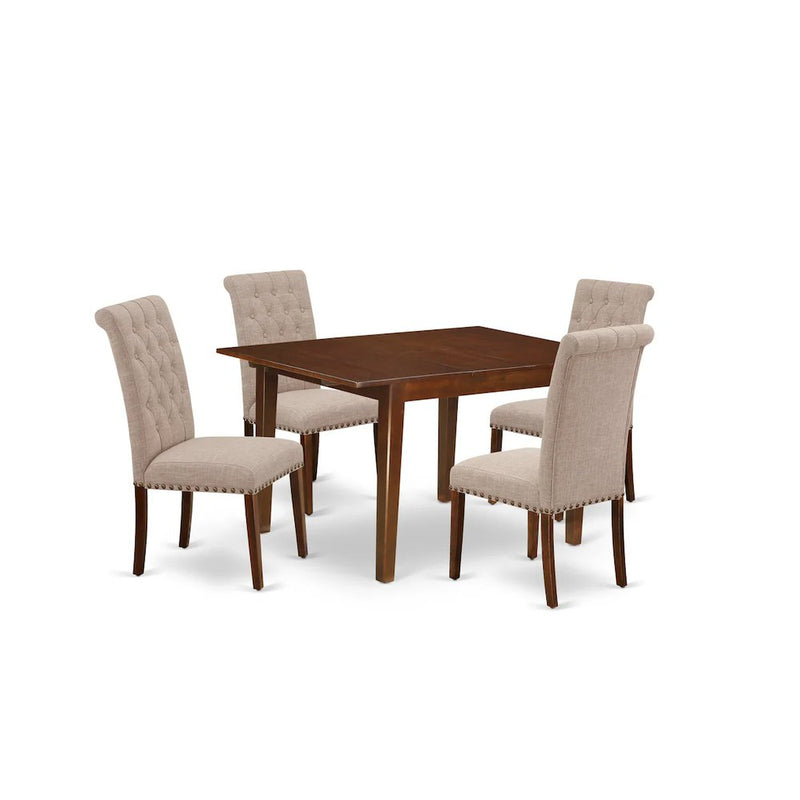 Dining Room Set Mahogany, MLBR5-MAH-04