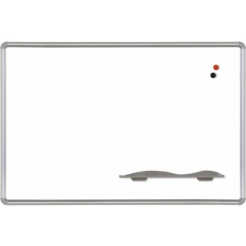 Best-Rite Porcelain Dry Erase Board, 96x48, Silver Aluminum Frame