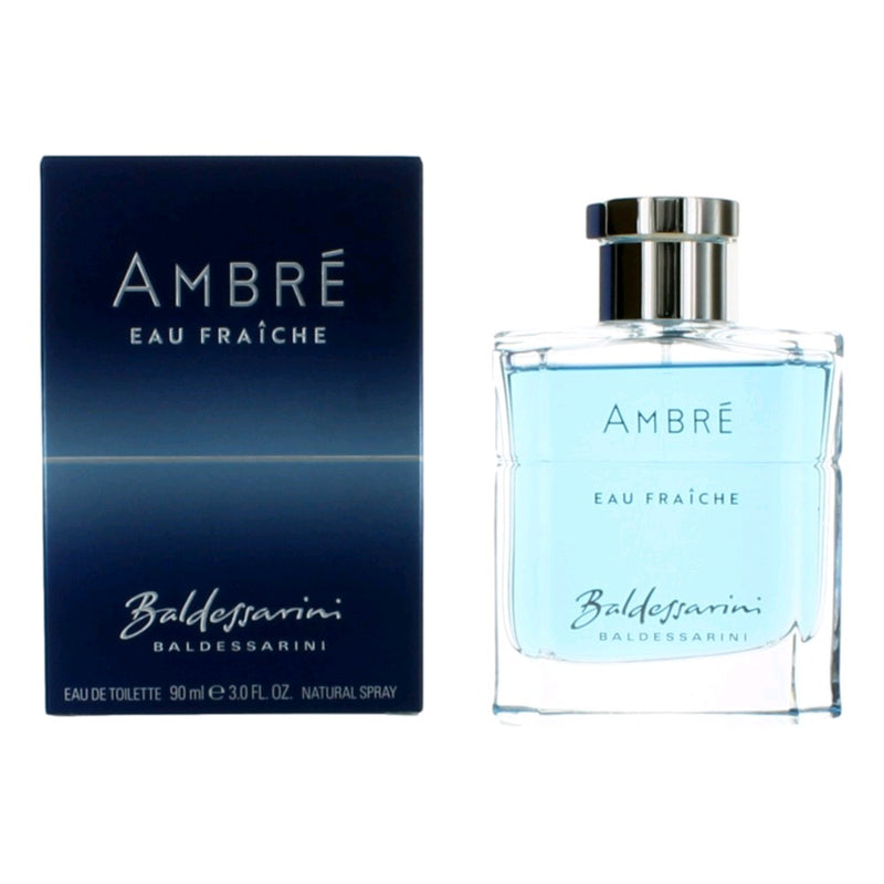 Baldessarini Ambre Eau Fraiche by Baldessarini, 3 oz EDT Spray for Men