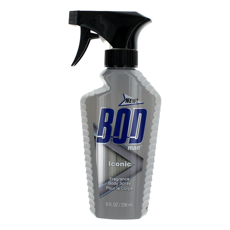 Bod Man Iconic by Parfums De Coeur, 8 oz Frgrance Body Spray for Men