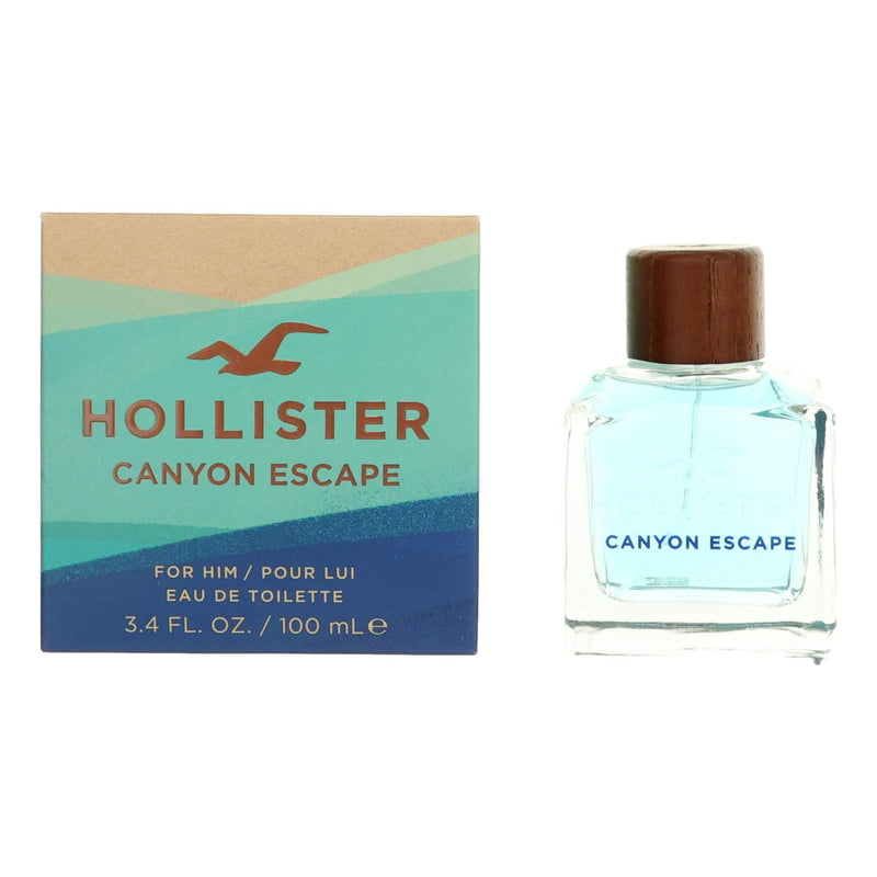 Canyon Escape by Hollister, 3.4 oz EDT Spray for Men