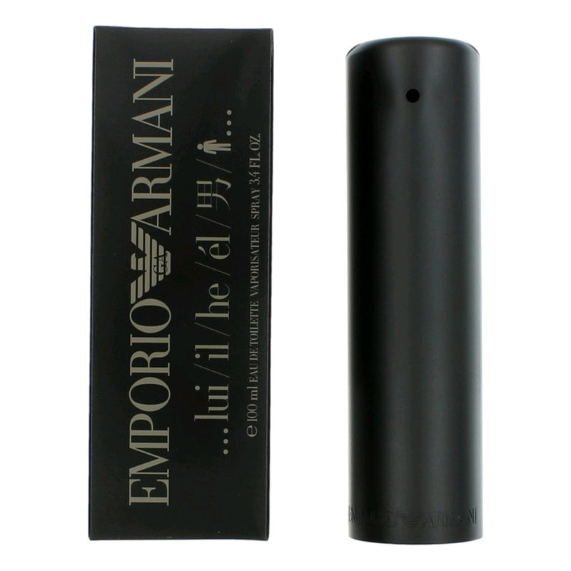 Emporio Armani He by Emporio Armani, 3.4 oz EDT Spray for Men