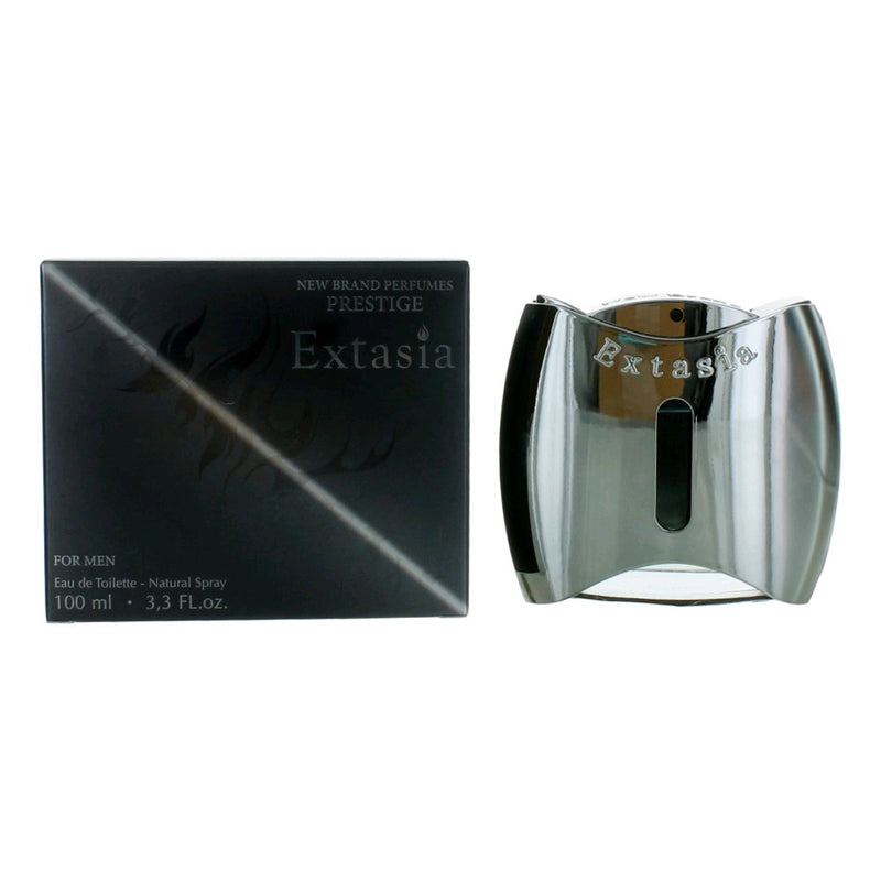 Extasia by New Brand, 3.3 oz EDT Spray for Men