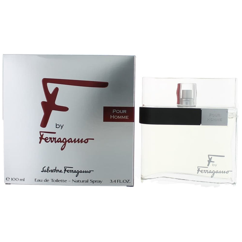 F by Salvatore Ferragamo, 3.4 oz EDT Spray for Men