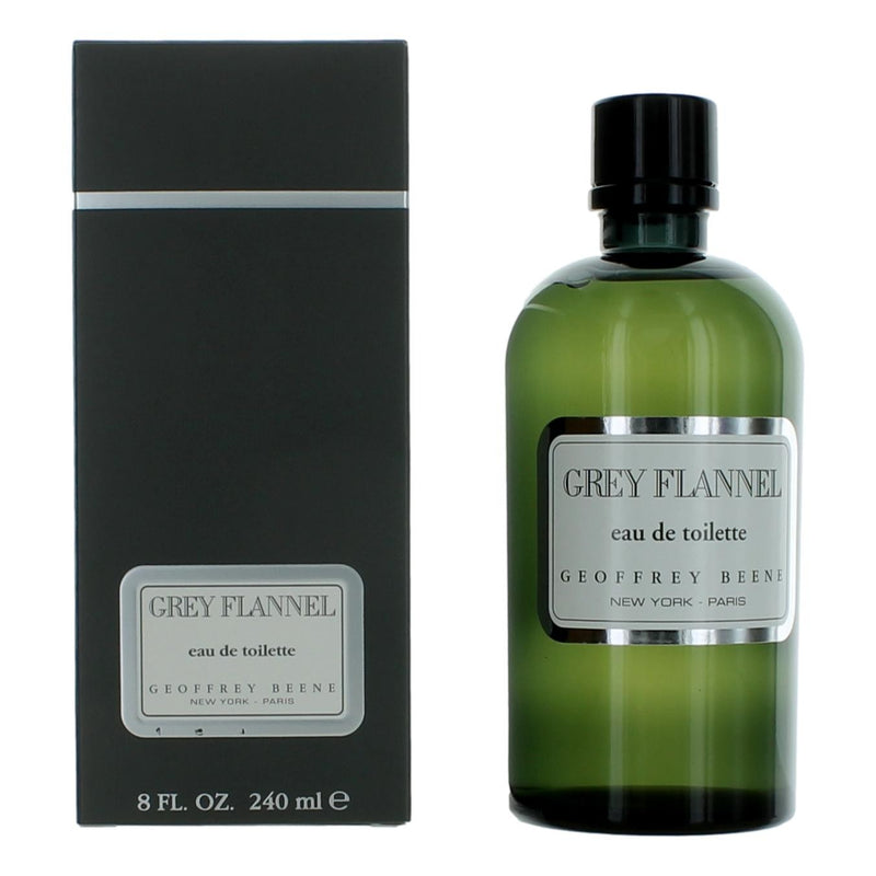 Grey Flannel by Geoffrey Beene, 8 oz EDT Splash for Men in a Box