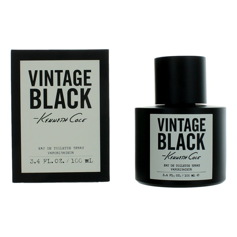 Kenneth Cole Vintage Black by Kenneth Cole, 3.4 oz EDT Spray for Men