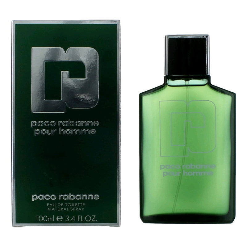 Paco Rabanne Pour Homme by Paco Rabanne, 3.4 oz EDT Spray for Men