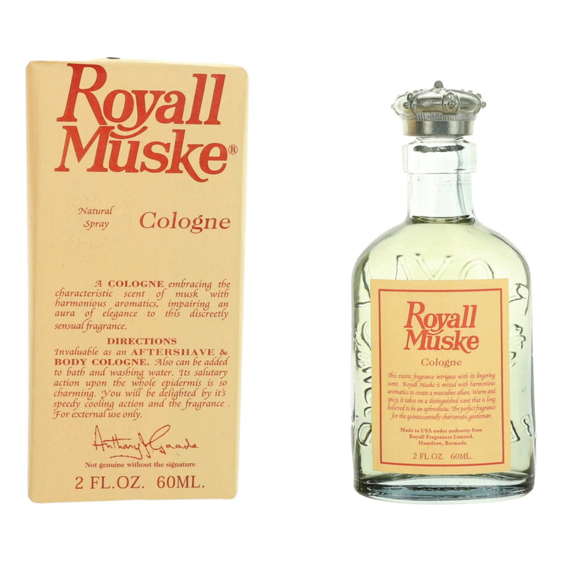 Royall Muske by Royall Fragrances, 2 oz All Purpose Cologne for Men