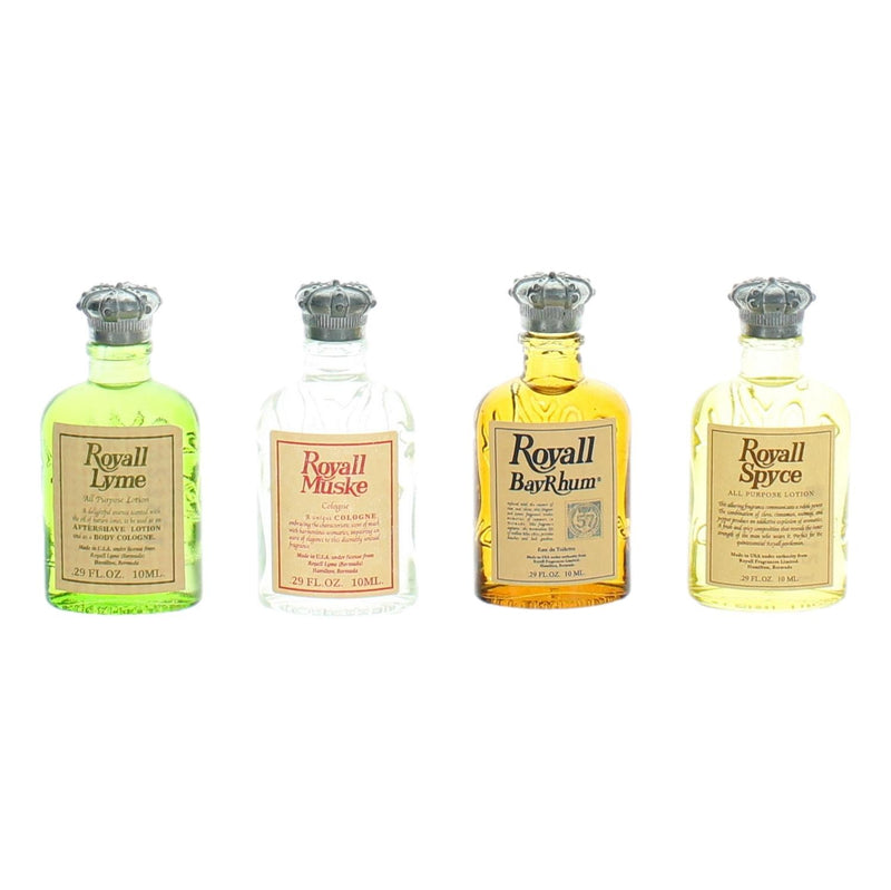 The Heritage Collection by Royall Fragrances, 4 Piece Mini Set for Men