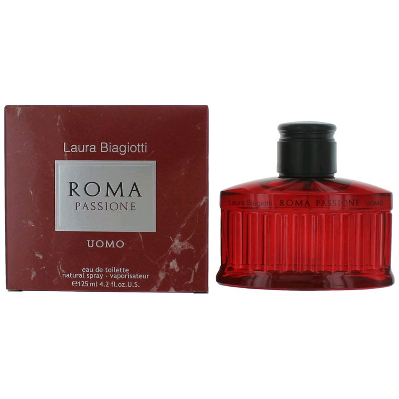 Roma Passione Uomo by Laura Biagiotti, 4.2 oz EDT Spray for Men