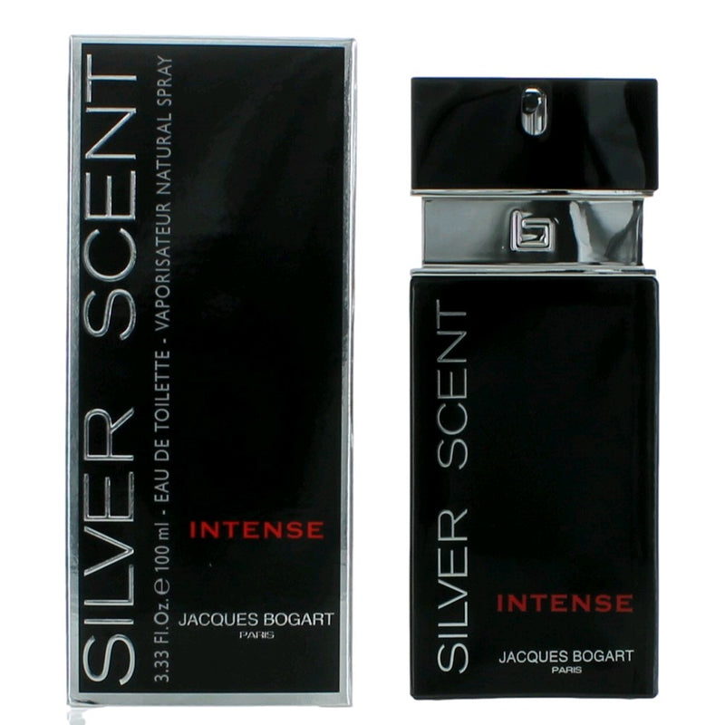 Silver Scent Intense by Jacques Bogart, 3.4 oz EDT Spray for Men