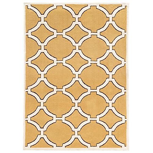 Geo Kelli Goldenrod & Ivory 5x7, Rug