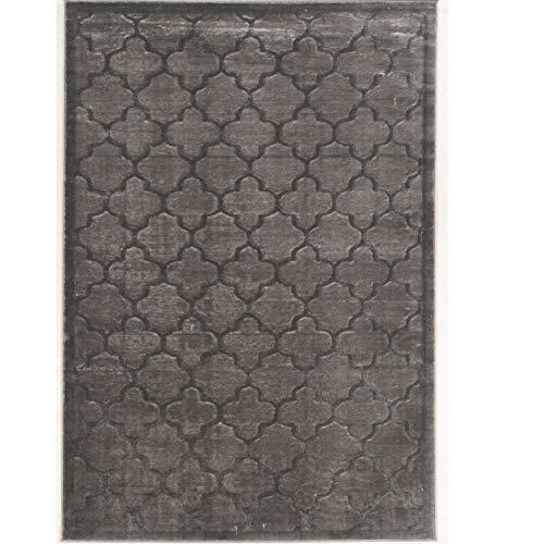 Platinum Trellis 2 Grey  & LtGrey 8x11, Rug