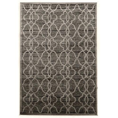 Platinum RawIron Gray & Black 5x7.6, Rug