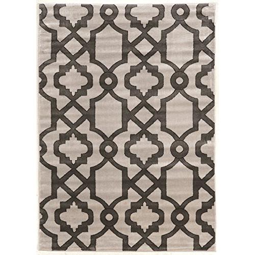 Elegance Geo2 Grey & Charcoal 8x10, Rug