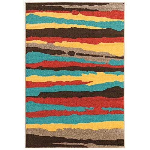 Claremont Larva 2 Terra/Turquoise 5'x7' Rug