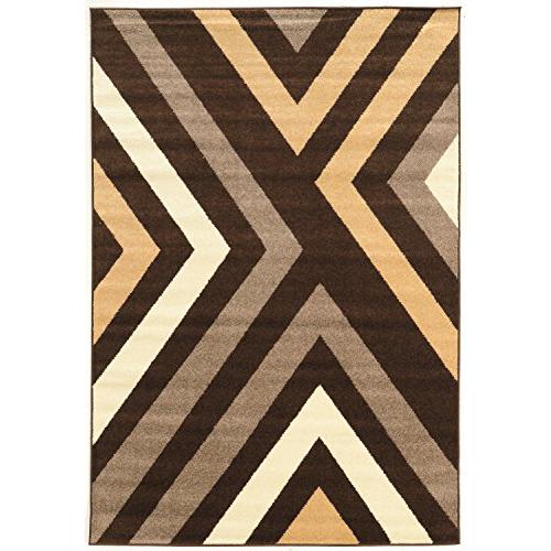 Claremont Xs Brown & Beige 8x10 , Rug