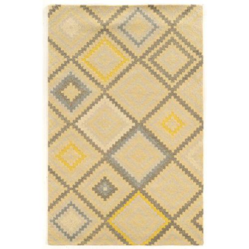 Aspire Wool Stitch Nat & Grey 5x8, Rug