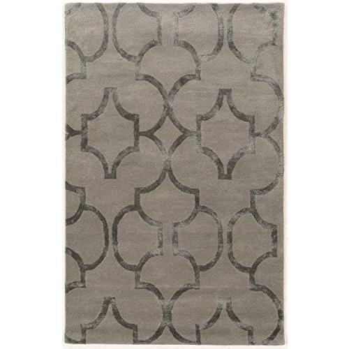 Aspire Wool Geo Slate 5x8, Rug