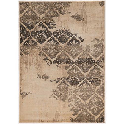 Jewel Clara Beige & Olive 5x7.6, Rug