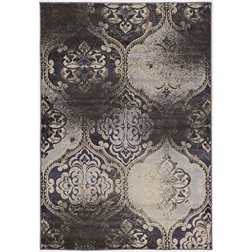 Jewel Arthur Blue & Beige 5x7.6, Rug