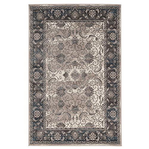 Vintage Isfahan Grey & Charcoal 5x7.6, Rug