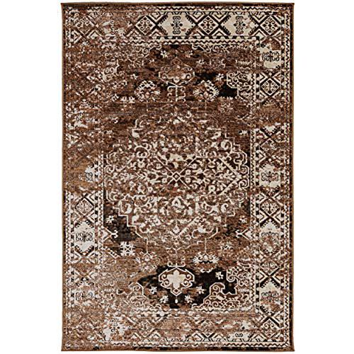 Vintage Nain Beige & Brown 8x10, Rug