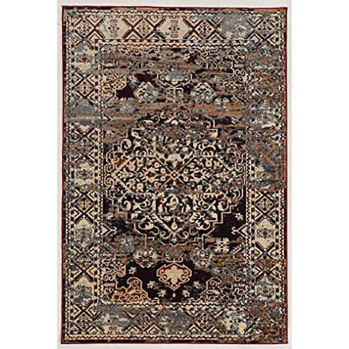 Vintage Nain Beige & Blue 5x7.6, Rug