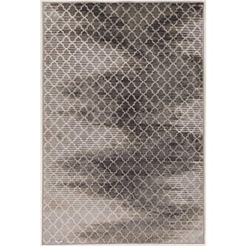 Evolution TrellisZigZag Grey&Black 5x7.6, Rug