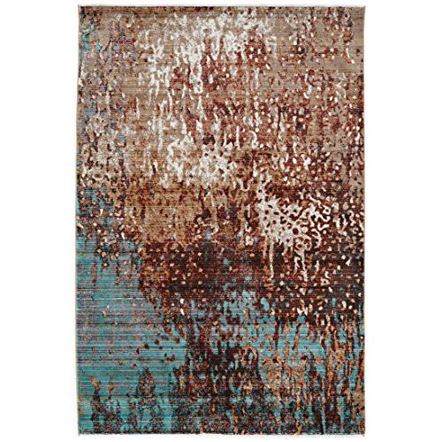 Illusions Forest Beige & Green 3x5, Rug