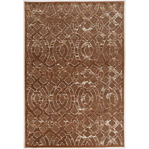 Hi Lo Trellis Brown & Beige 8x10, Rug