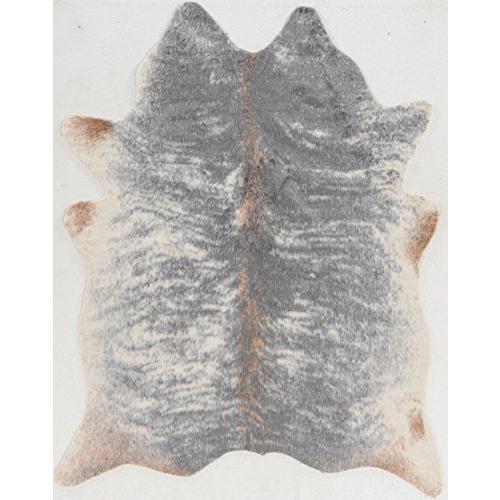 Faux Cow Hide Grey Mix, Rug