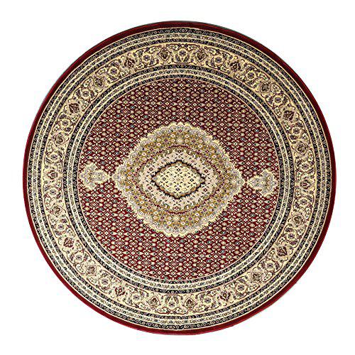 Persian Treasures Mahi Tabriz Red 8' Round Rug