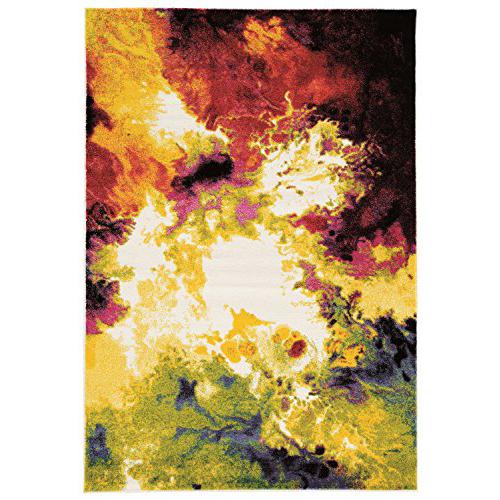 Masters ColorVolcano Ivory & Multi 5x7.6, Rug