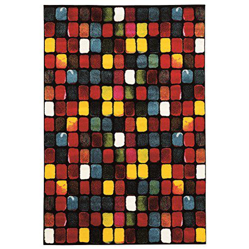 Masters PaintBox Black & Multi 5x7.6, Rug