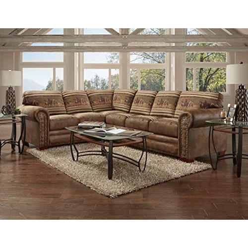 Wild Horses Two Piece Sectional Sofa