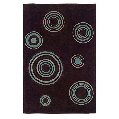 Trio Brinlee Chocolate&SpaBlue 5x7, Rug