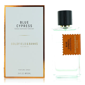 Blue Cypress by Goldfield & Banks, 3.4 oz Perfume Spray for Unisex