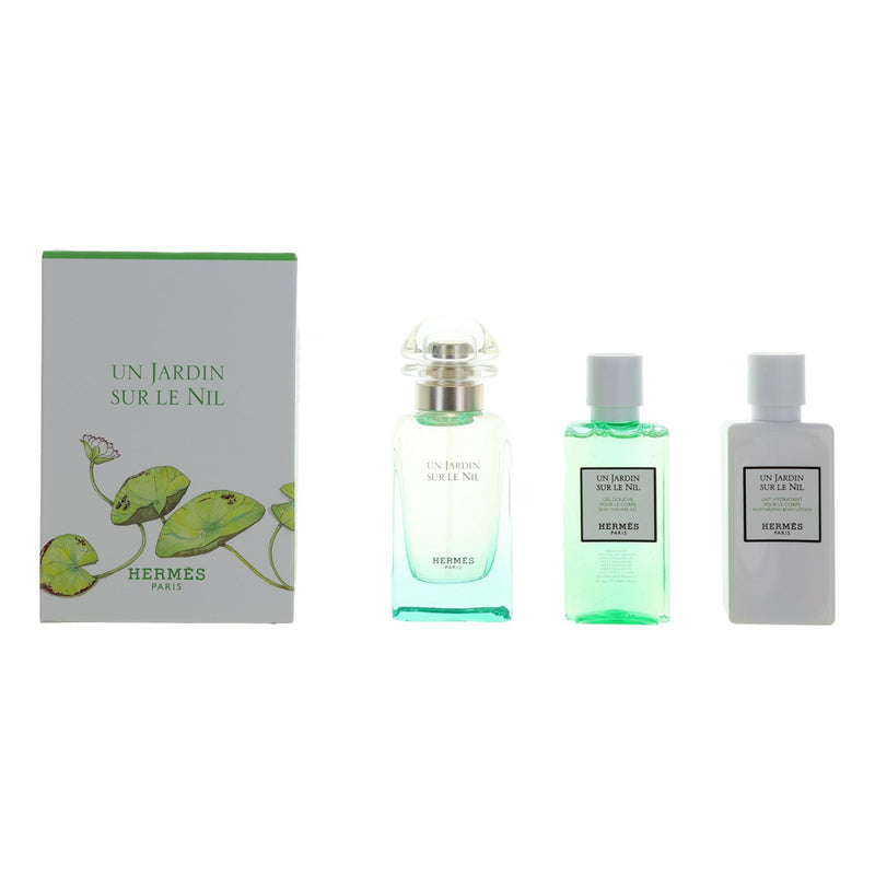 Un Jardin Sur Le Nil by Hermes, 3 Piece Gift Set for Unisex