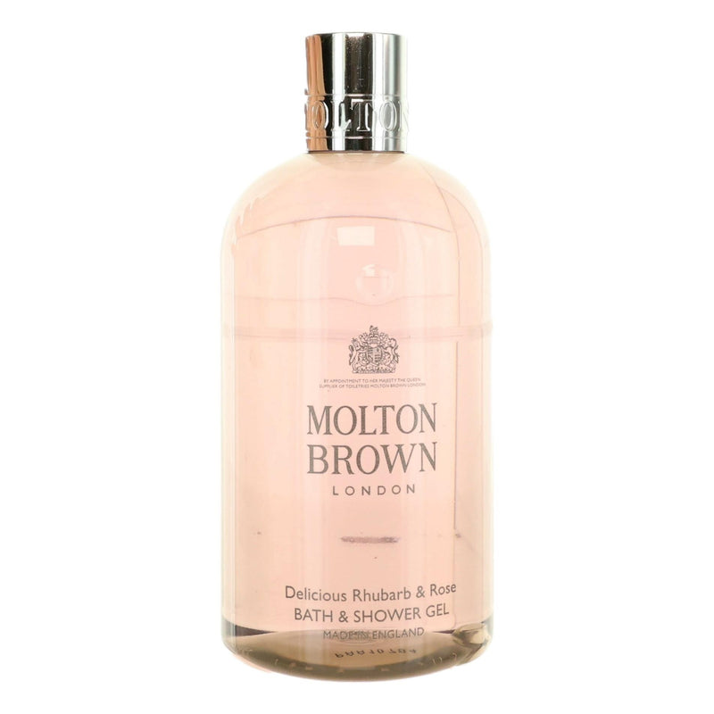 Delicious Rhubarb & Rose by Molton Brown, 10oz Bath & Shower Gel for Unisex