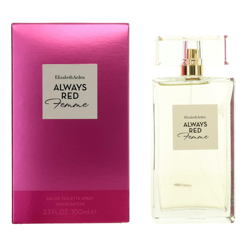 Always Red Femme by Elizabeth Arden, 3.3 oz EDT Spray for Women