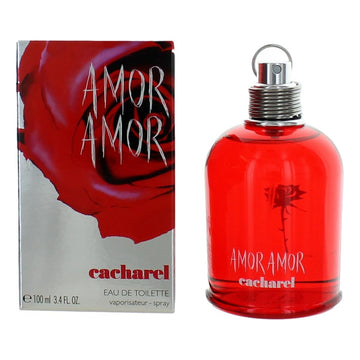 Amor Amor by Cacharel, 3.4 oz EDT Spray for Women